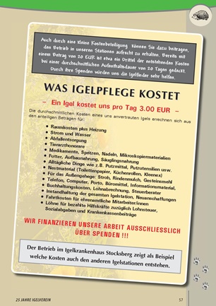 Kosten Igelpflege